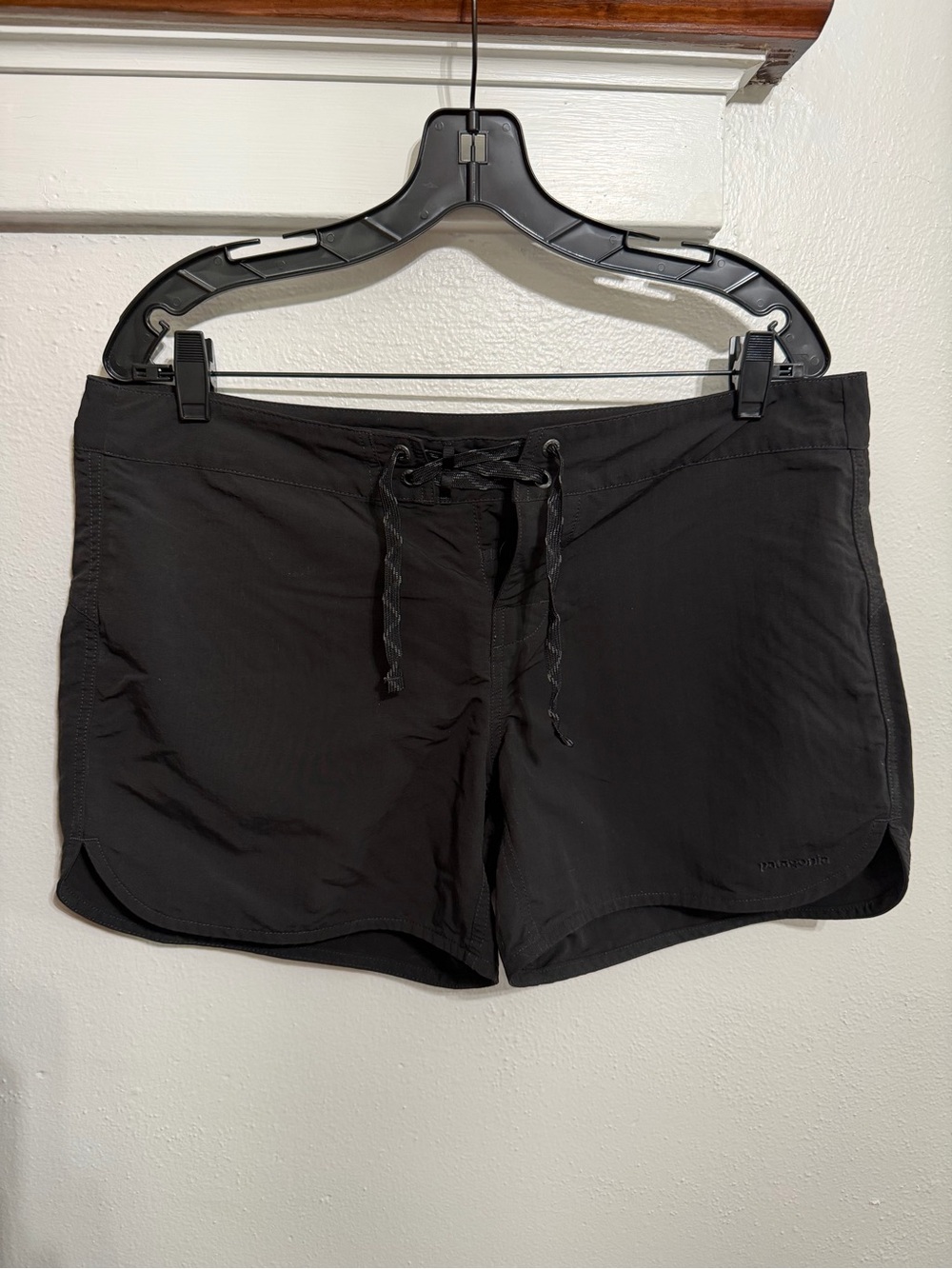 Patagonia Black Lace-Up Athletic Shorts